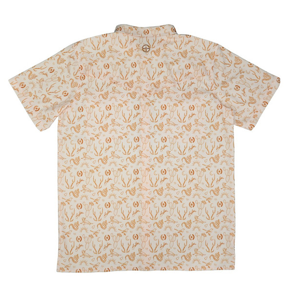 SAN JAC MENS SHORT SLEEVE PERFORMANCE PEARL SNAP SHIRT TEXAS SUN COA-SS-TXSUN