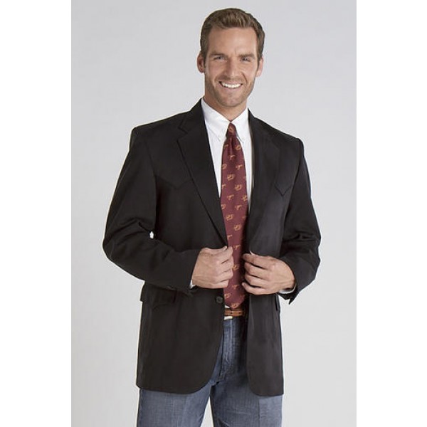 black suede sport coat