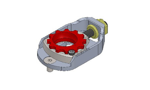 ECCENTRIC EASY CASTER CAMBER M10 COMPLETE