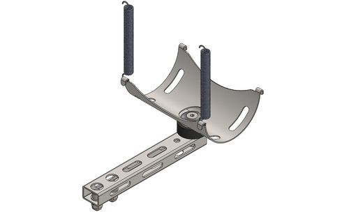 Parolin Exhaust Support for KZ - Long Cradle