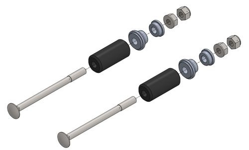 Parolin Rear Bumper Fastening Kit