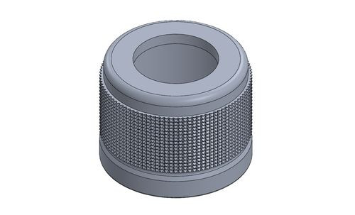 Parolin Small Fuel Tank Cap With Hole - ALUM