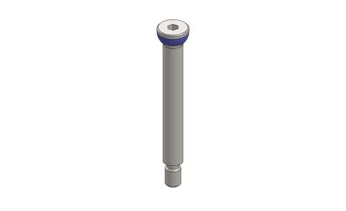Kingpin 10mm BOLT M8 - ADJUSTED D10 STEM - ROUNDED L80 ISO 7379