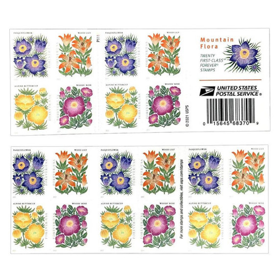 Mountain Flora 2022 - Booklets of 100 stamps