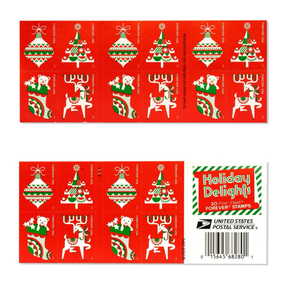 Holiday Delights 2020, Discounted Forever Stamps