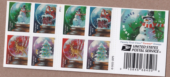 Snow Globe 2022 - booklets of 100 stamps