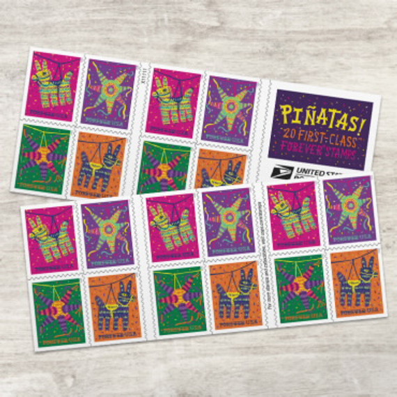 Pinatas! - booklets of 100 stamps