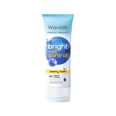 Wardah Perfect Bright Creamy Foam Bright + Oil Control 100ml