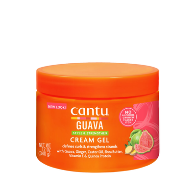Cantu Guava & Ginger Curl Strengthening Cream Gel 12Oz