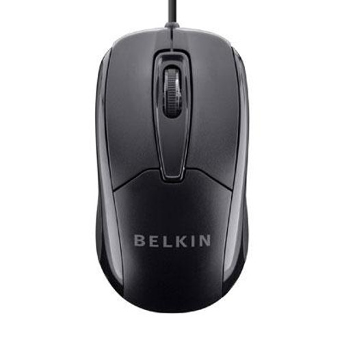 Wired Ergonomic USB Mouse Blk