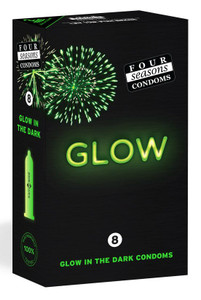 Four Seasons Glow in the Dark Condoms 8 Pack Four Seasons Glow in the Dark Condoms 8 Pack