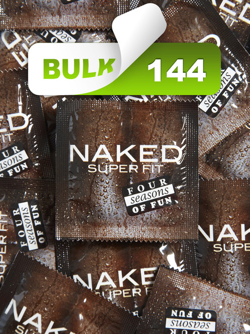 Four Seasons Naked Super Fit 56mm Condoms (144 Bulk) - Buy Bulk Condoms Online