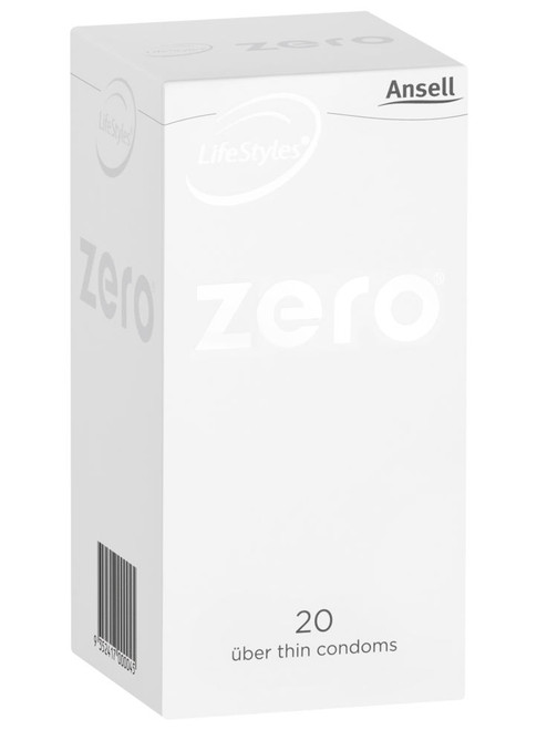 Ansell Zero Condoms 20 Pack - Buy Condoms Online
