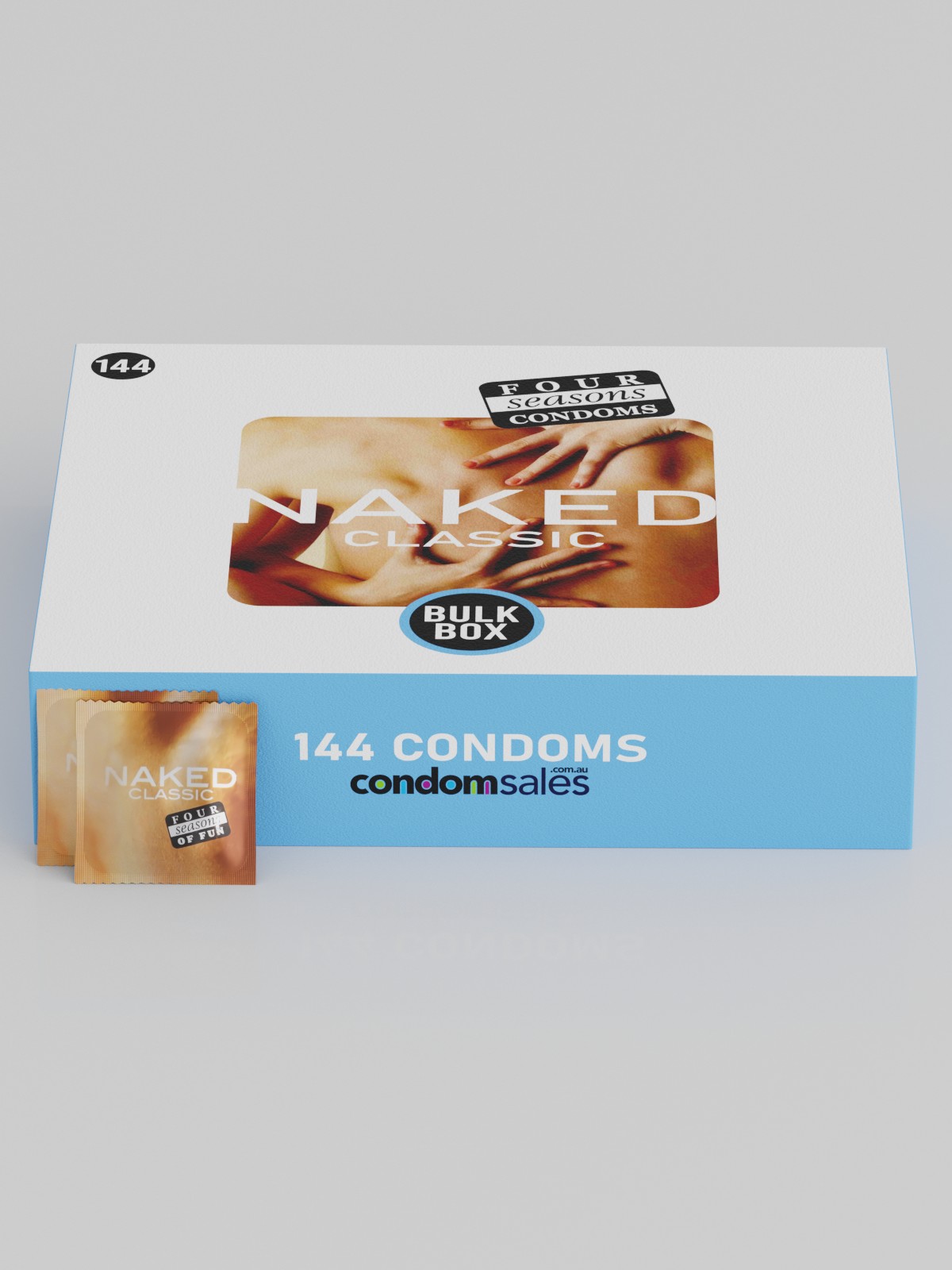 Four Seasons Naked Condoms (144 Bulk) - Buy Bulk Condoms Online