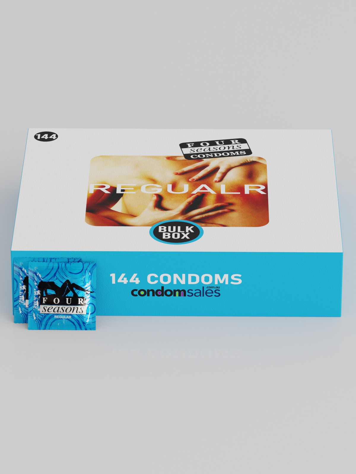 Four Seasons Regular Condoms BULK 144 CondomSales