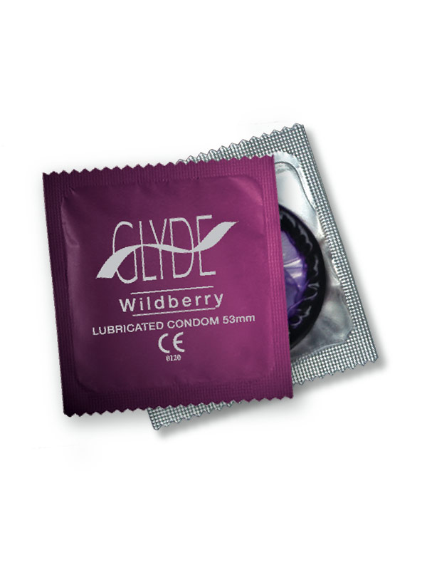Glyde Wildberry Condoms (100 Bulk) - Buy Bulk Condoms Online