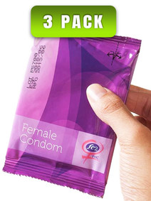 Femidom Female Condom 3 Pack - Buy Female Condoms Online