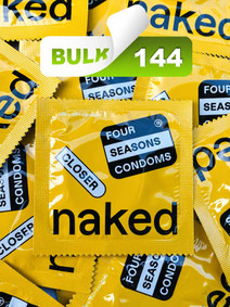 Four Seasons Naked Closer Fit 49mm Condoms (144 Bulk) - Buy Bulk Condoms Online