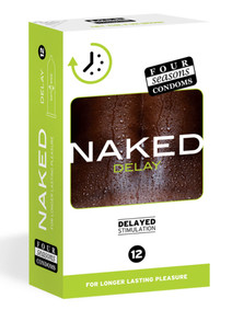 Four Seasons Naked Delay Condoms 12 Pack