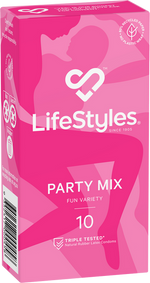 Ansell Lifestyles Party Mix Condoms 10 Pack