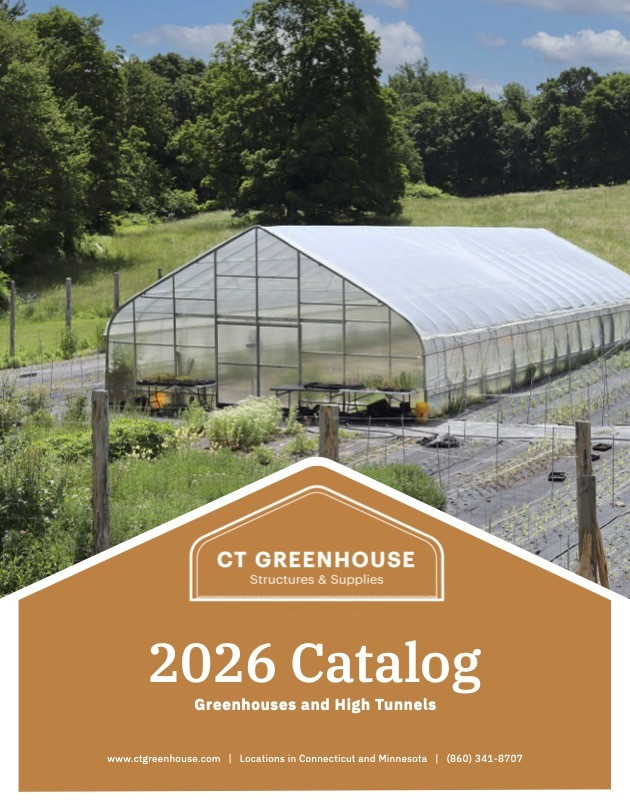 CT Greenhouse 2026 Catalog cover: Greenhouses and High Tunnels