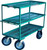 greenhouse and nursery tray cart with heavy duty caster wheels