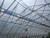 motorized greenhouse ridge vent system open for airflow and heat release