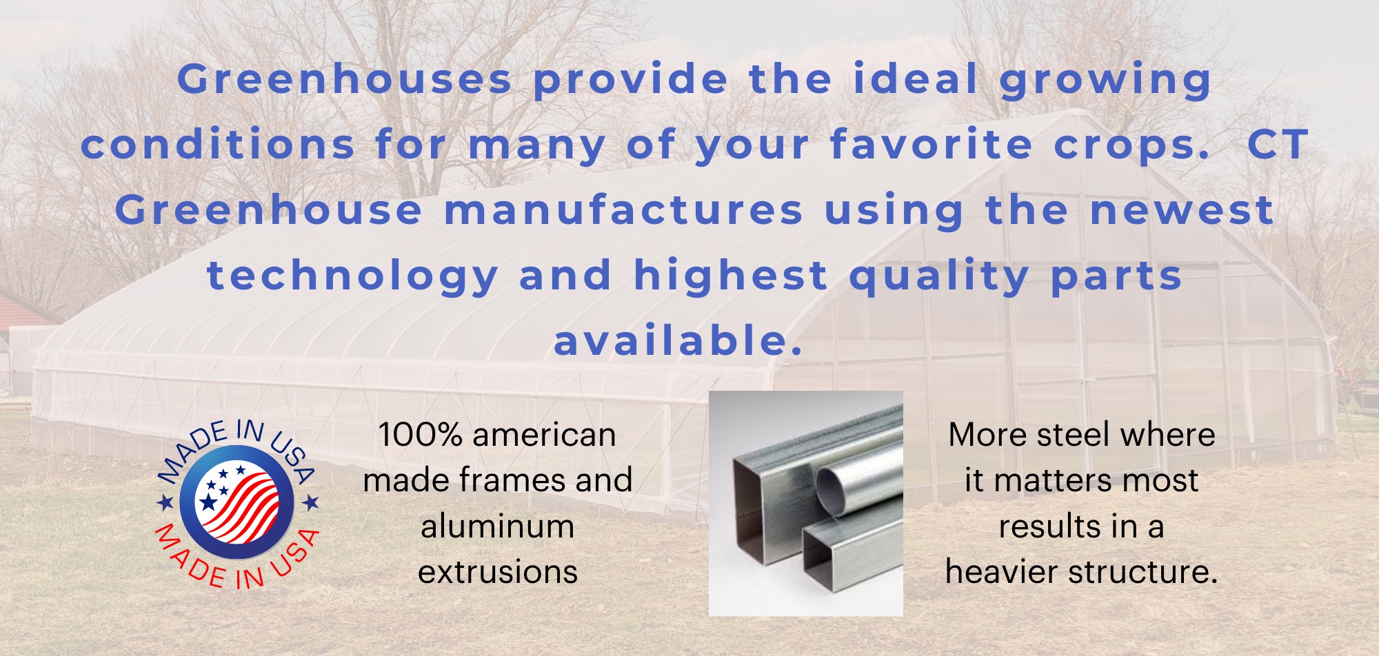 CT Greenhouse manufacturer