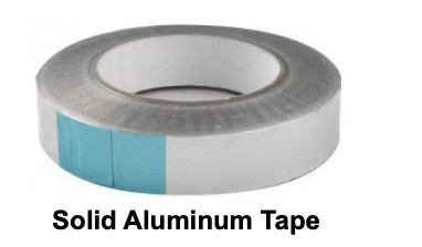 Roll of Gallina USA aluminum foil seal tape for the top edge of polycarbonate panels
