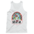 Rainbow Cat (Unisex White Tank)