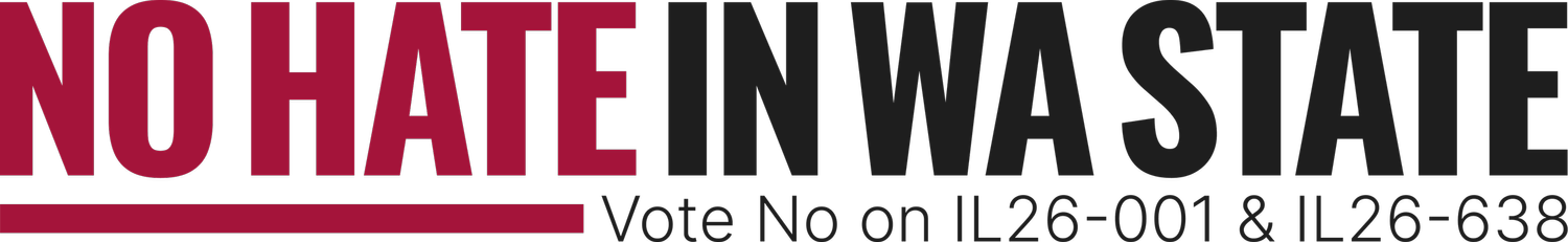 No Hate in WA State Webstore