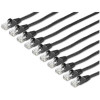 6 ft. CAT6 Cable Pack   Black - N6PATCH6BK10PK