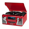 Bluetooth Stereo Turntable With Cd - INN-V50-200-RED