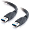 1m USB 3.0 AM-AM CBL BLK