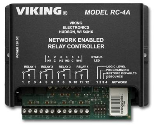 Network Enabled 4 Relay Controller