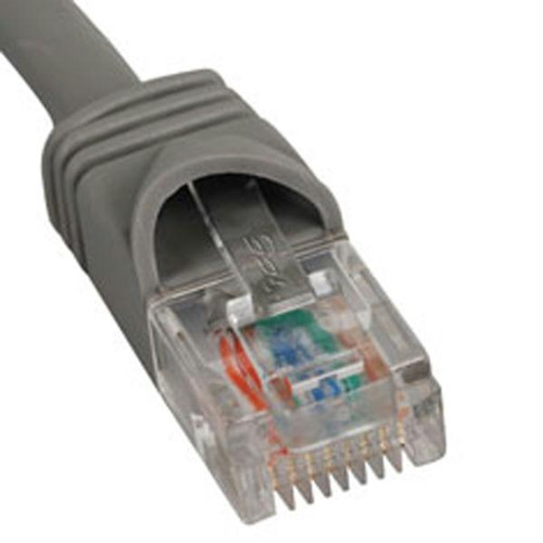 Patch Cord- Cat 5e- Molded Boot- 10' Gy