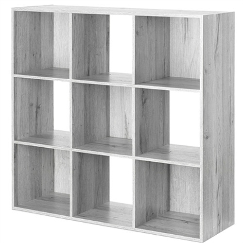 9 Section Cube Organizer Gray