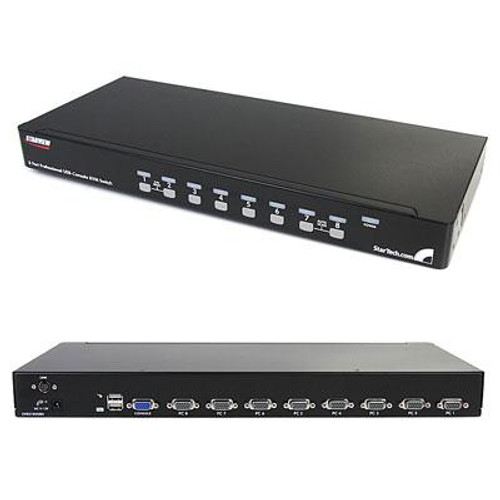 8 Port 1U USB KVM Switch Kit