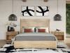 Nova Domus Santa Monica - Modern Natual Oak Queen Size Bed