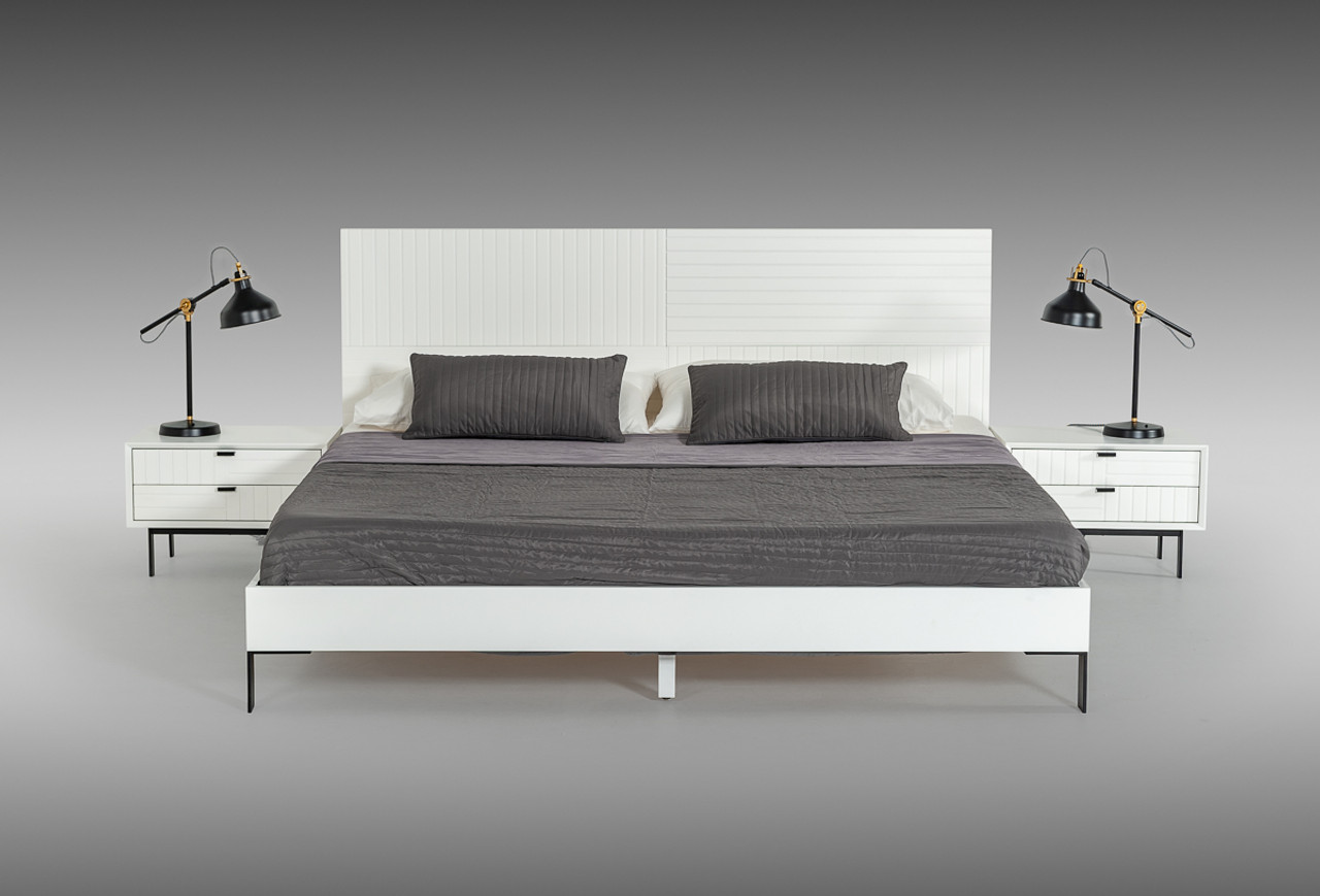 Nova Domus Velondra - Modern Eucalypto + Marble Bedroom Set