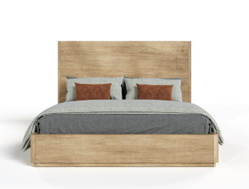 Nova Domus Santa Monica - Modern Natual Oak Queen Size Bed