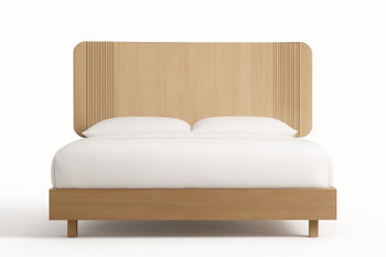 Eastern King Modrest Jacobson - Modern Natural Acacia Bed Eastern King Modrest Jacobson - Modern Natural Acacia Bed