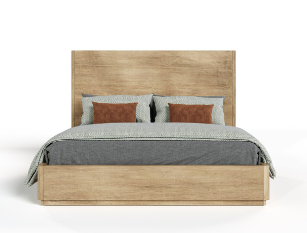 Nova Domus Santa Monica - Modern Natual Oak Queen Size Bed