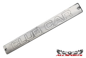 Club Car DS Name Plate Diamond Plate