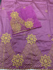 2pc Wrapper # 34 (Lilac) with  Blouse Piece 