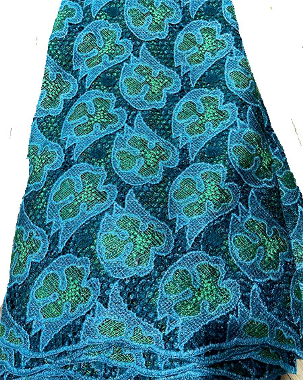 New Cord Lace # 10 (Teal)