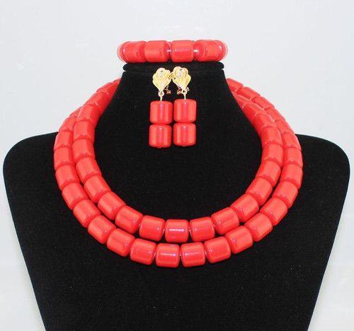  African Jewelry # 28 RED