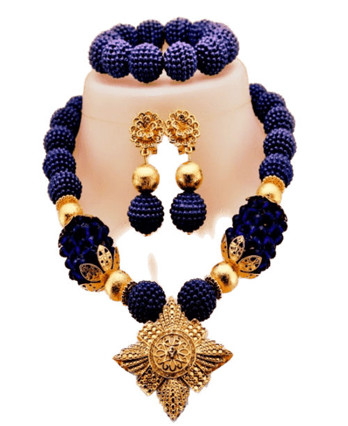   African Jewelry # 18 ROYAL BLUE