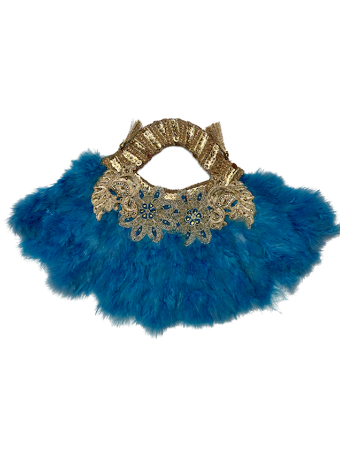 Feather Fan 10 (turquoise blue)