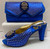 Grand Diamond Shoes & Bag # 54 (Royal Blue)